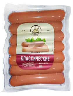 Сосиски Классические 360 гр.шт. вак.упак. ГСП201496