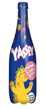 Детское шампанское Напиток сильногаз "YASSEY" Бабл-Гам 1 л 1/6шт 36142