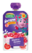 Пюре Фиксики 85гр Детский фруктовый йогурт с бананом, абрикосом и персиком 1*12шт 27057