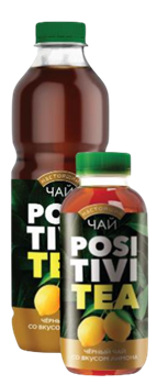"Чай черный со вкусом лимона"_ 0,4 PositiviTea ПЭТ 1/12шт 35581