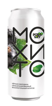 Positivity Мохито со вкусом черной смородины ж\б 0,45 л 1/12шт 35706