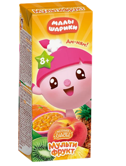 Нектар Малышарики 0,2л Мультифрукт с 8 мес 1/27 23334