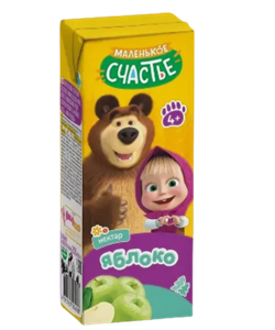 Нектар Маша и Медведь 0,2л Яблоко с 4мес 1/27 23338