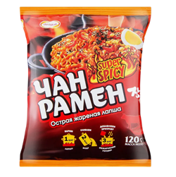 Чиз Рамен лапша для варки ОСТРАЯ ЖАРЕНАЯ 120гр. 1/20 36136