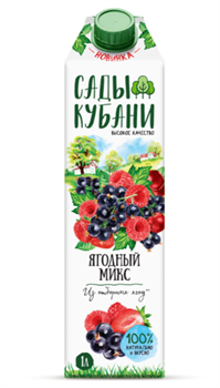 Сады Кубани Нектар 1л ягодный микс д/пит 1/12шт УТ-00024746