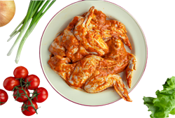 КРЫЛО КУР МАРИНОВАННОЕ 1 КГ ПОРЦ. 35961