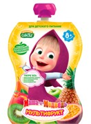 Пюре Маша и Медведь 90гр Мультифрукт (гуалапак) с 8мес 1/12 22211