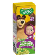 Нектар Маша и Медведь 0,2л Яблоко-Виноград с 6мес 1/27 23554