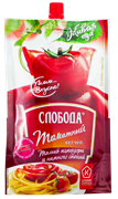Кетчуп Слобода Томатный высш.кат 200г. д/п 1*40 14542