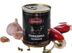 ГОВЯДИНА ТУШЕНАЯ ГОСТ В/С 338 гр.ТМ 